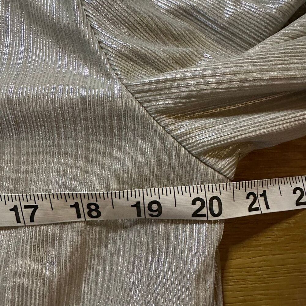 Sophie Rue shimmer zip up jacket large - Picture 3 of 7